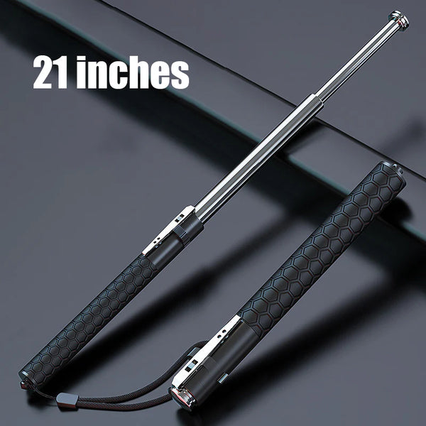 AUTOMATIC SPRING TELESCOPIC STICK SELF-DEFENSE TOOL 21 inches - Tophatter Daily Deals