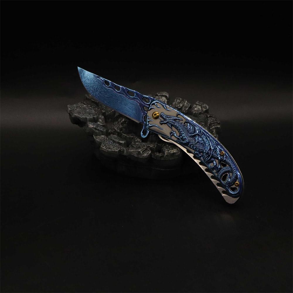 3D Western Dragon Folding Knife - Tophatter Daily Deals