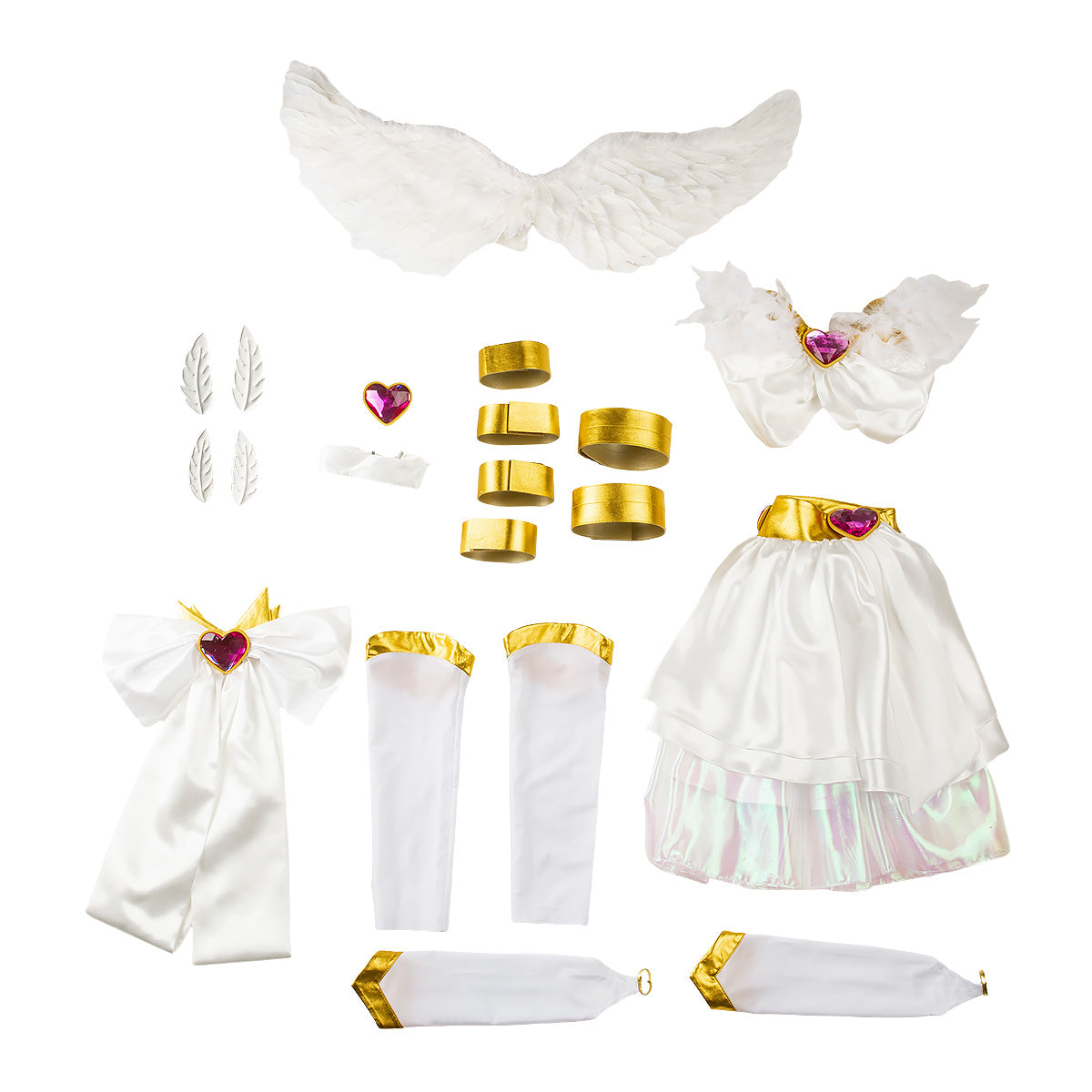 【Pre-Order】New Panty And Stocking with Garterbelt Angel Panty Cosplay Costume Costume - Tophatter Daily Deals
