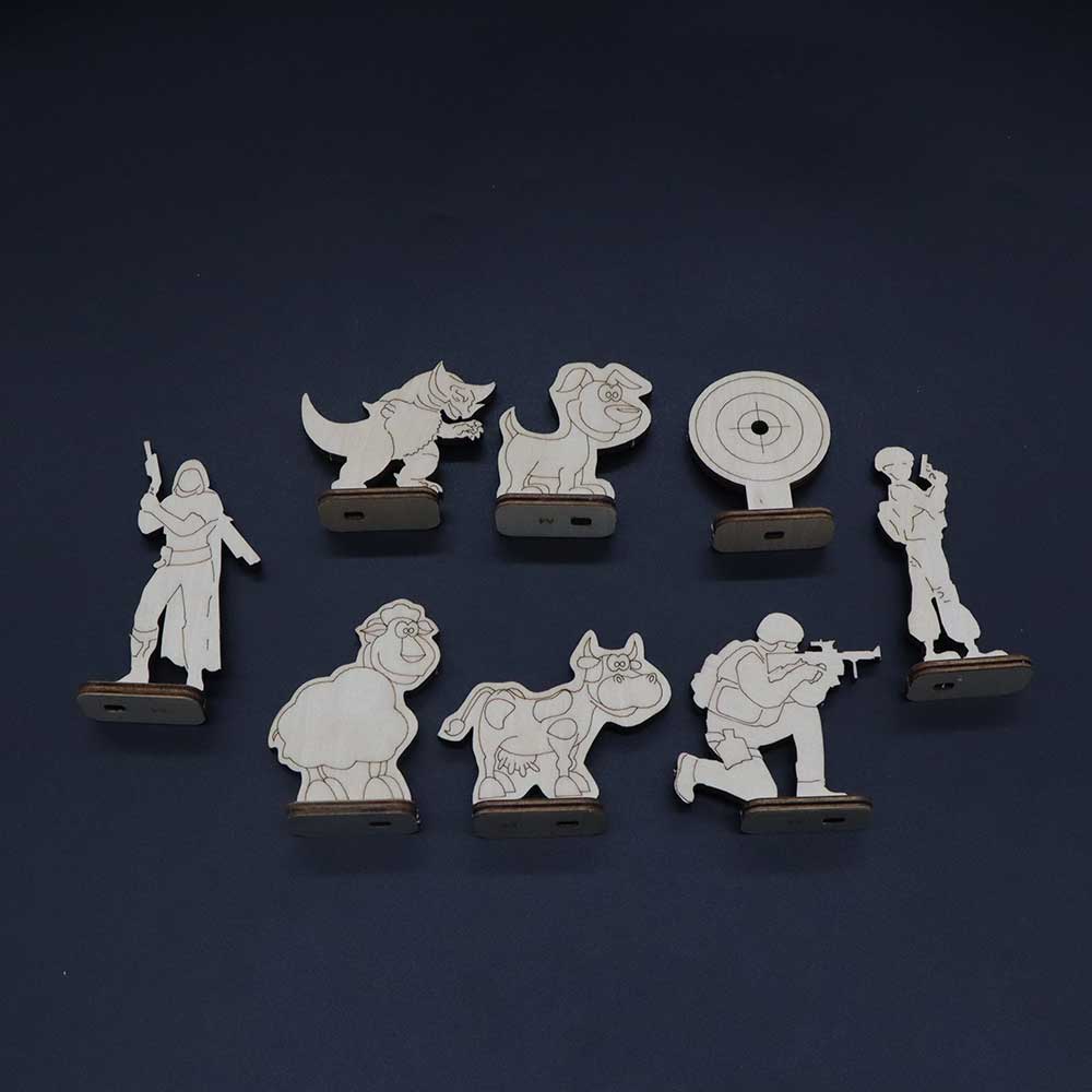 Ranger Ping Pong Ball Shooter Wooden Rubber Band Gun Model Kit - Tophatter Daily Deals