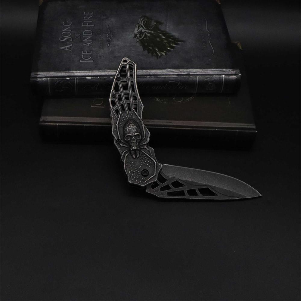 3D Skeleton Spider Folding Knife - Tophatter Daily Deals