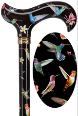 HD Pattern Designer Cane - Matching Handle & Shaft - Durable Adjustable Aluminum - Tophatter Daily Deals