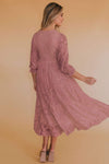 Smocked V-Neck Flounce Sleeve Dress Casual Dresses - Tophatter Daily Deals