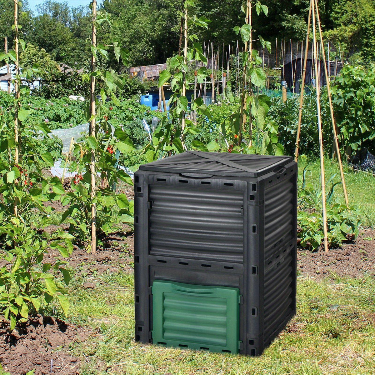 Garden Compost Bin with Rotate Function Composters - Tophatter Daily Deals