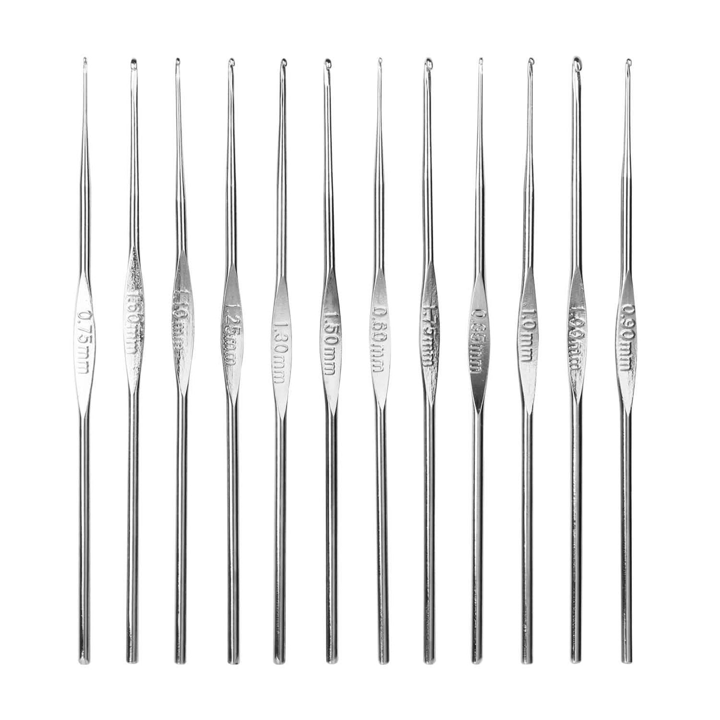 22-Piece: Aluminum Multi-Color Crochet Hook Needles School, Office & Art Supplies - Tophatter Daily Deals