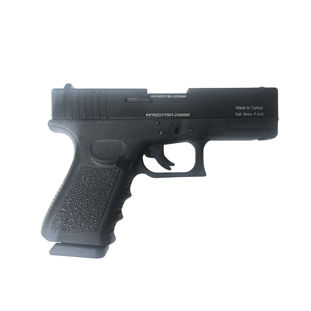 KUZEY GLOCK 19 BLANK GUN + 15 BLANKS + HOLSTER - Tophatter's Army Deals BLANK GUNS - Tophatter Daily Deals