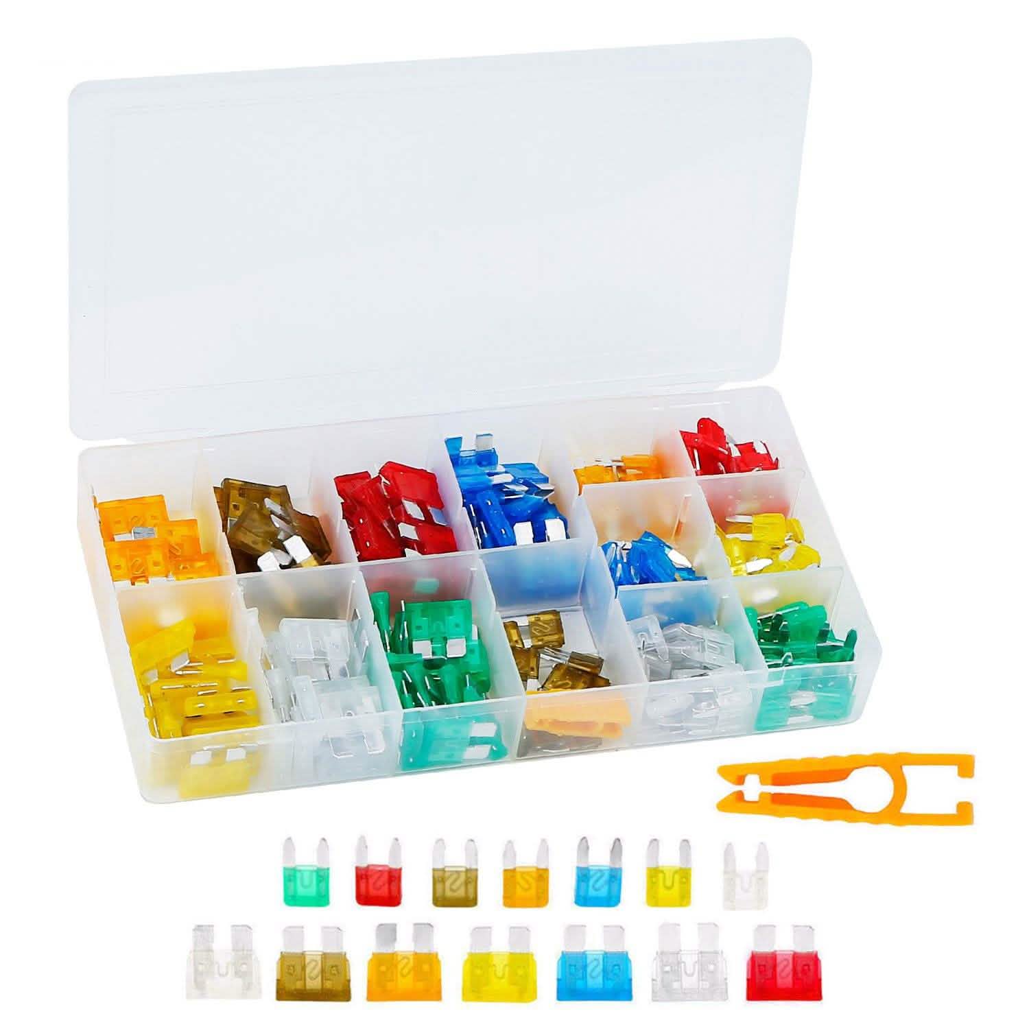 220-Piece: Car Blade Fuses Assortment Automotive - Tophatter Daily Deals