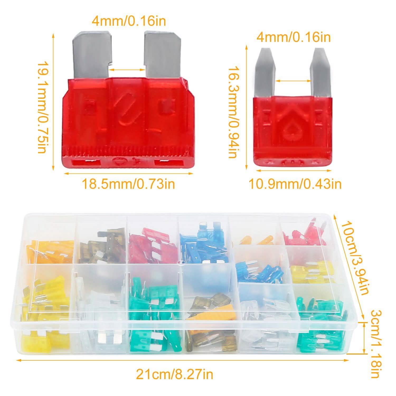 220-Piece: Car Blade Fuses Assortment Automotive - Tophatter Daily Deals