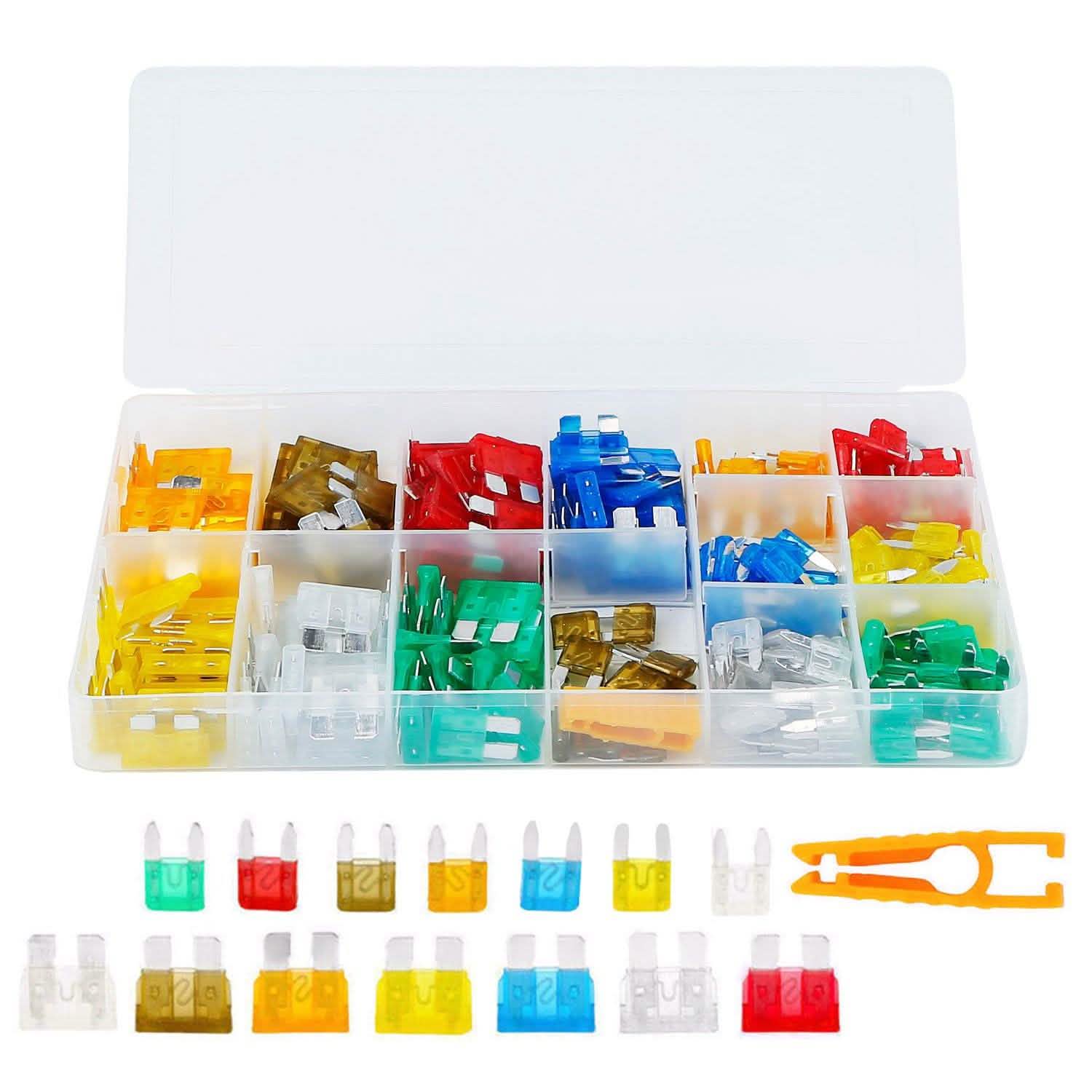 220-Piece: Car Blade Fuses Assortment Automotive - Tophatter Daily Deals