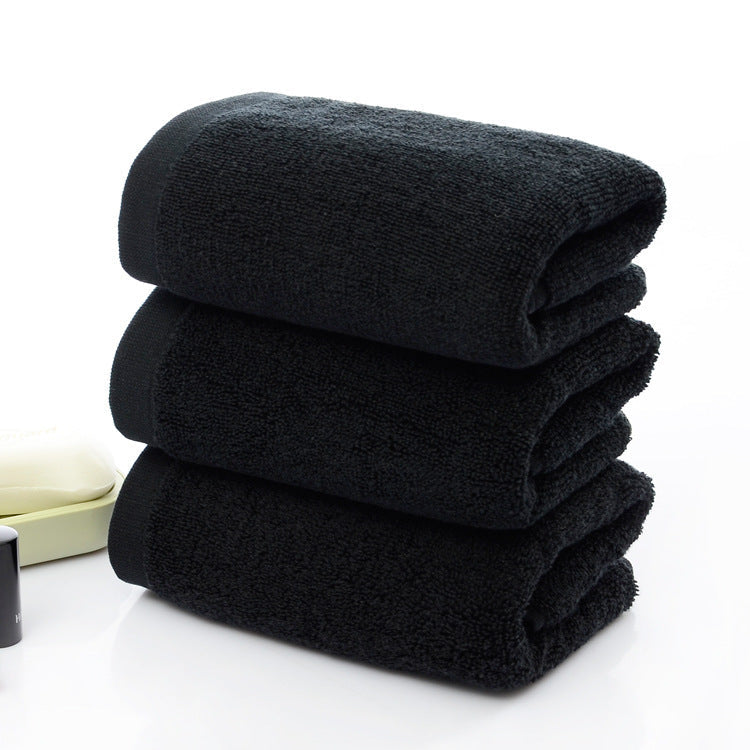 21 strands of black cotton towels 0 - Tophatter Daily Deals