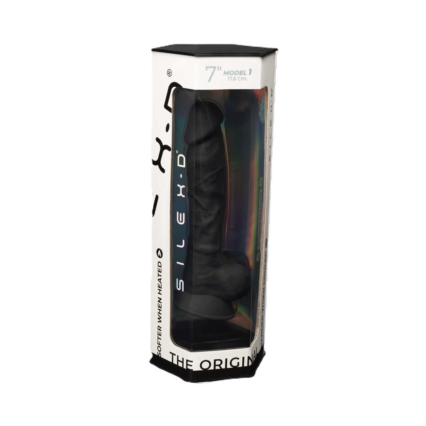 Silexd 7 Inch Model 1 Black - Dildo with Balls > Dildos > Realistic Dildos - Tophatter Daily Deals