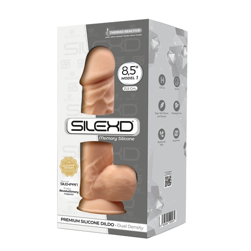 Silexd 8.5 Inch Model 1 Flesh Premium Silicone Dildo Dual Density Thermo Reactive > Dildos > Realistic Dildos - Tophatter Daily Deals