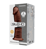 Silexd 9 Inch Model 2 Brown Premium Silicone Dildo Dual Density > Dildos > Large Dildos - Tophatter Daily Deals