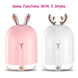 220ml Cool Mist Humidifier Ultrasonic Air Diffuser Atomizer with 7 Color Health & Wellness - Tophatter Daily Deals