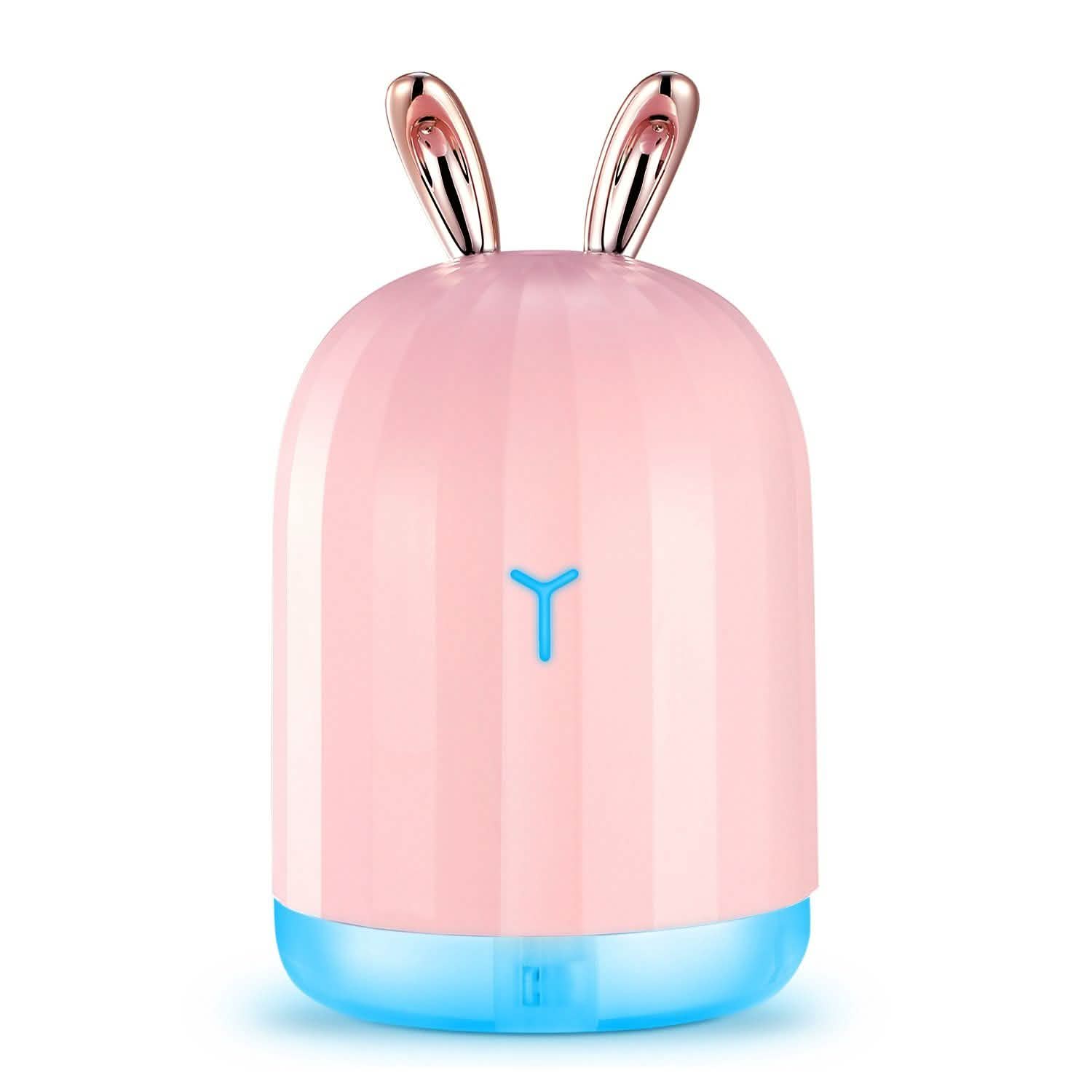 220ml Cool Mist Humidifier Ultrasonic Air Diffuser Atomizer with 7 Color Health & Wellness - Tophatter Daily Deals