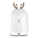 220ml Cool Mist Humidifier Ultrasonic Air Diffuser Atomizer with 7 Color Deer Health & Wellness - Tophatter Daily Deals