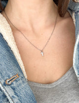 Silver Cross Necklace Necklaces - Tophatter Daily Deals