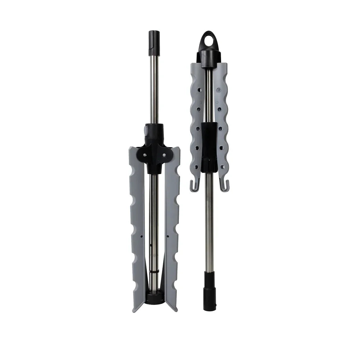 Silver Foldable Tripod Garment Drying Rack Storage & Organization - Tophatter Daily Deals