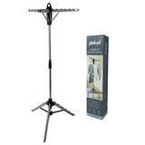 Silver Foldable Tripod Garment Drying Rack Storage & Organization - Tophatter Daily Deals