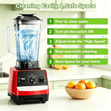 Professional Countertop Blender - 68 oz (2L) Jar Plus Grinder Cup, Variable Speed and Pulse, Red Kitchen Appliances - Tophatter Daily Deals