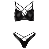 Cottelli Matte Black Bra Set – Lingerie > Clothes > Bra Sets - Tophatter Daily Deals