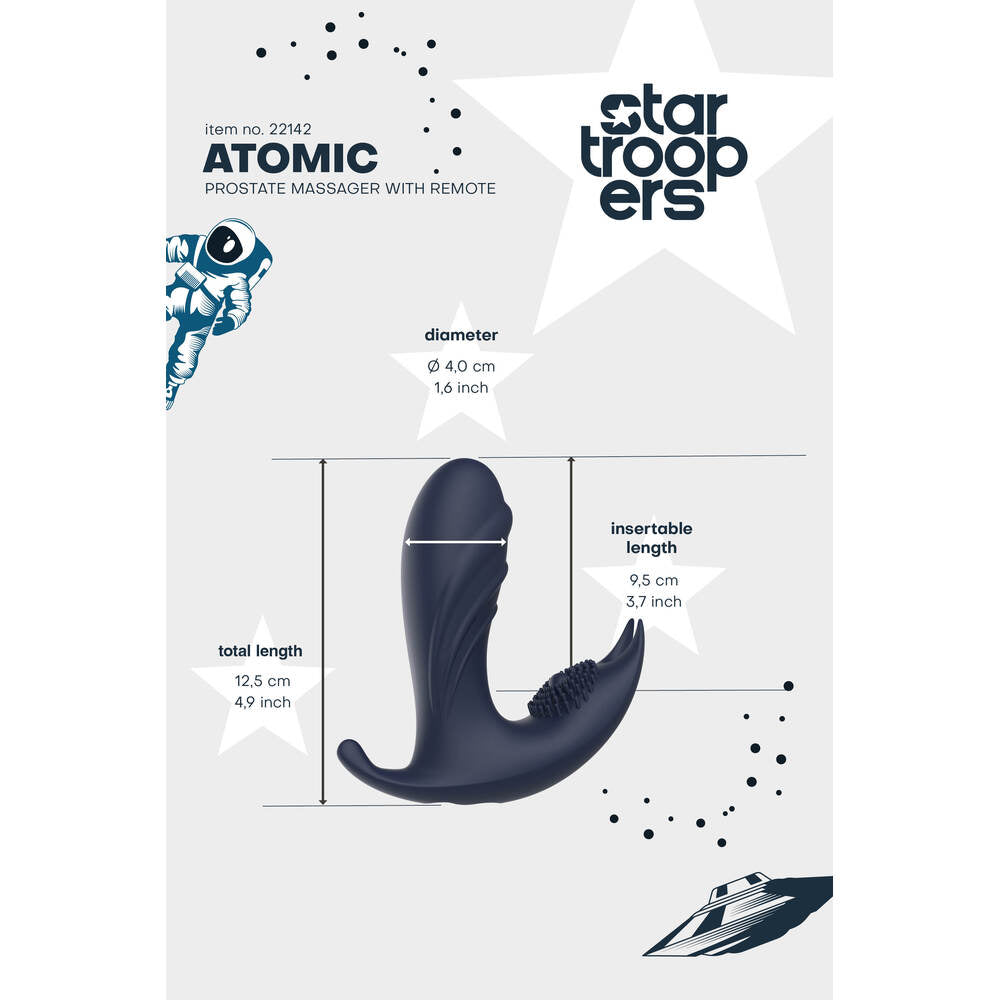 Startroopers Atomic – Remote-Controlled Prostate Massager > Anal Range > Prostate Plugs - Tophatter Daily Deals