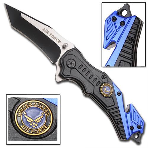 Spring Assist - Legal Auto Knife - Military US Air Force Rescue - TOPHATTER'S ARMORY DEALS Collectible Weapons - Tophatter Daily Deals
