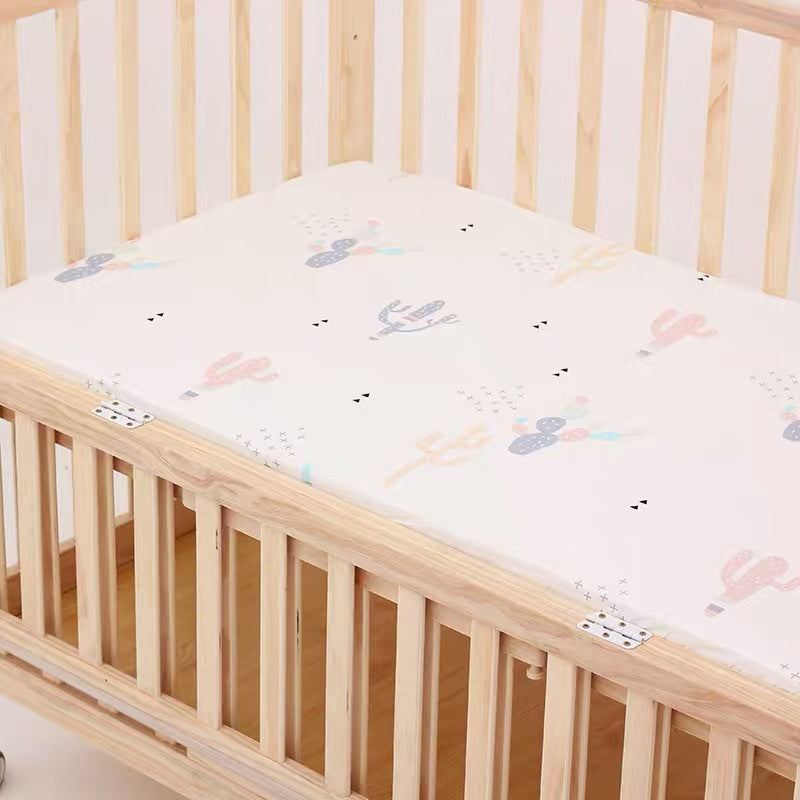 Baby's bed cotton bed sheet baby's mother and baby's products ins children's cartoon bed cover 0 - Tophatter Daily Deals
