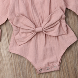 Bow long sleeve suit 0 - Tophatter Daily Deals