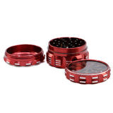 Aluminum alloy four-layer smoke grinder 0 - Tophatter Daily Deals
