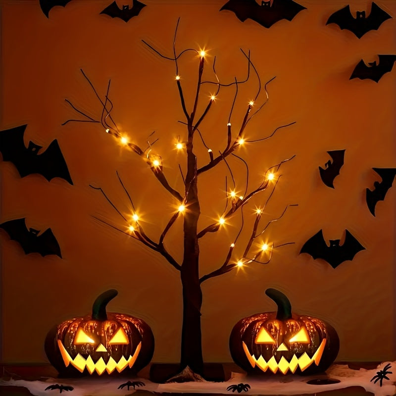 Halloween Birch Tree Light USB Battery Operated Halloween - Tophatter Daily Deals