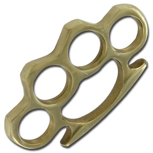 100 % Real Genuine Brass Buckle Knuckles & Paperweight Collectible Weapons - Tophatter Daily Deals