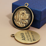 Anti-lost Card Dog Identity Tag Dog Tag Metal Lettering Cat Tag Labrador 7 - Tophatter Daily Deals