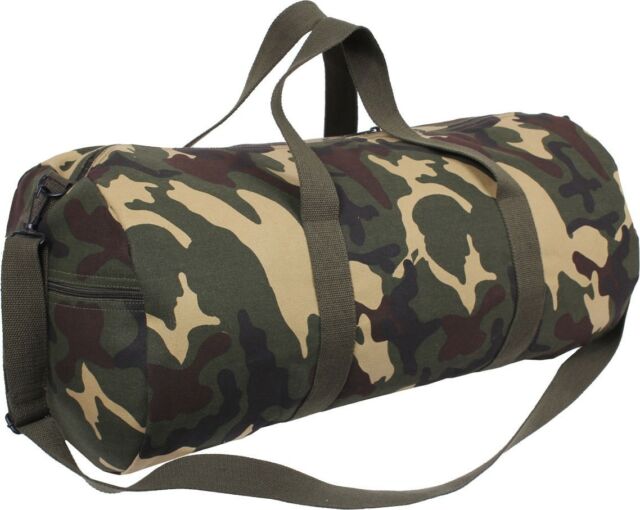 Rothco Canvas Shoulder Duffle Bag - 24 Inch - Tophatter Daily Deals
