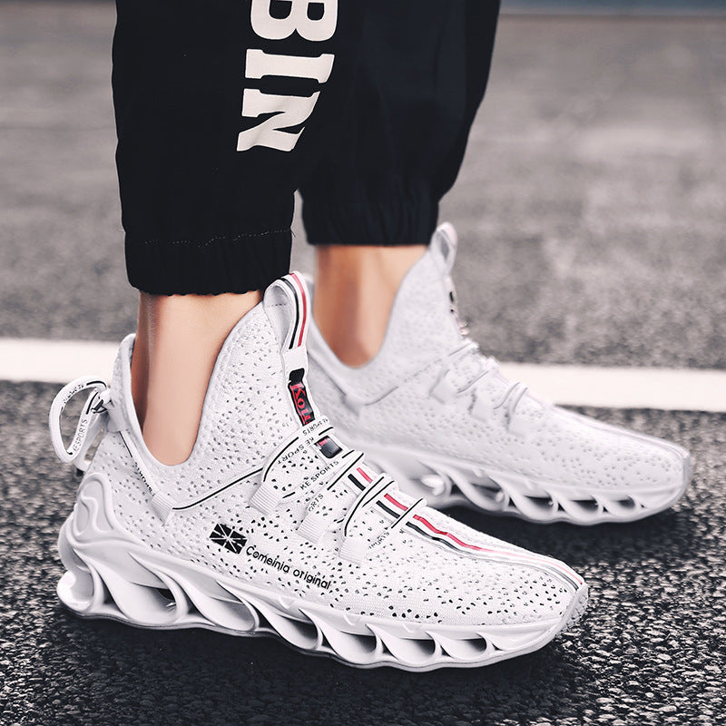 All Red Mesh Sports shoes running Unisex shoes 0 - Tophatter Daily Deals