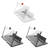 3D Screen Magnifier Signal Booster Mobile Screen Lightweight Foldable Magnifying Glass 2pcblack1white 0 - Tophatter Daily Deals