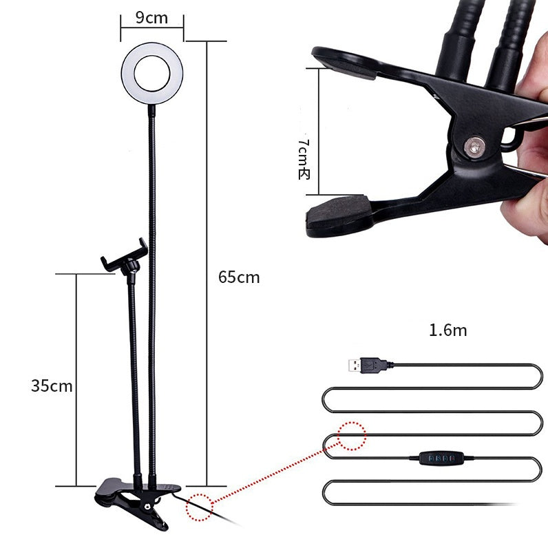 Anchor mobile phone frame fill light mobile phone live support network red live anchor fill light bracket 0 - Tophatter Daily Deals