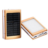 Aluminum alloy camping lamp solar power bank material Gold 0 - Tophatter Daily Deals