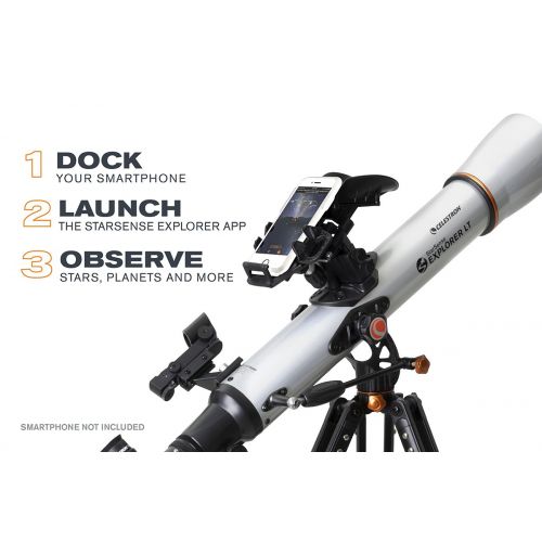 Celestron StarSense Explorer LT 70AZ Refractor Telescope - Tophatter Daily Deals