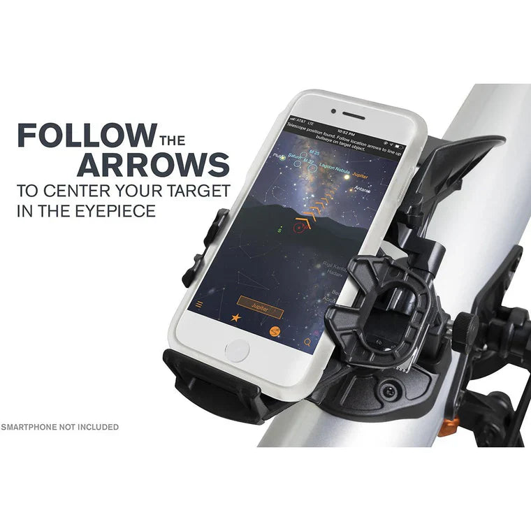StarSense Explorer LT 80AZ Smartphone App-Enabled Refractor Telescope - Tophatter Daily Deals