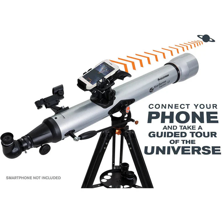 StarSense Explorer LT 80AZ Smartphone App-Enabled Refractor Telescope - Tophatter Daily Deals