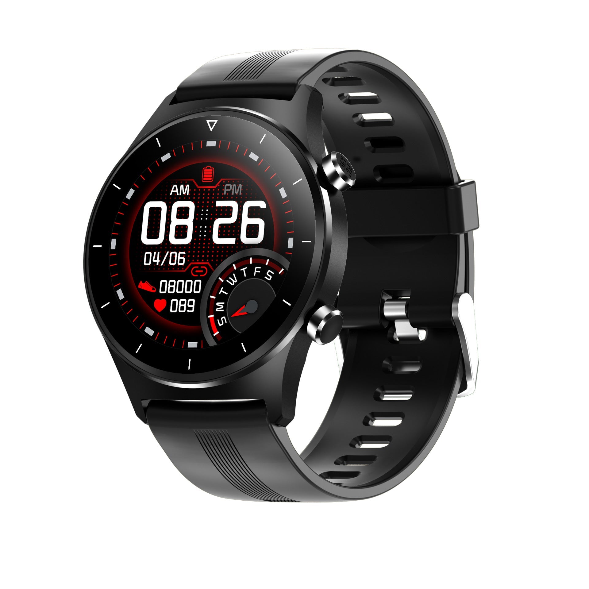 Bluetooth Camera Bracelet Pedometer Heart Rate Blood Pressure Call Vinyl USB 0 - Tophatter Daily Deals