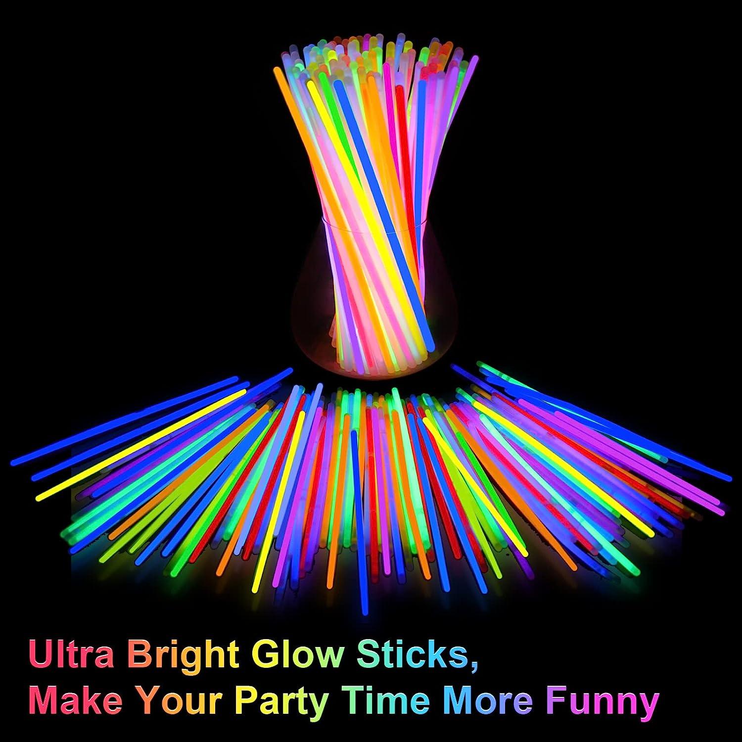 Glow Sticks Bracelets - 224 Pcs Glow Sticks Party Pack Bracelets Glasses Plastic Rings Earrings Neon Health & Beauty - Tophatter Daily Deals