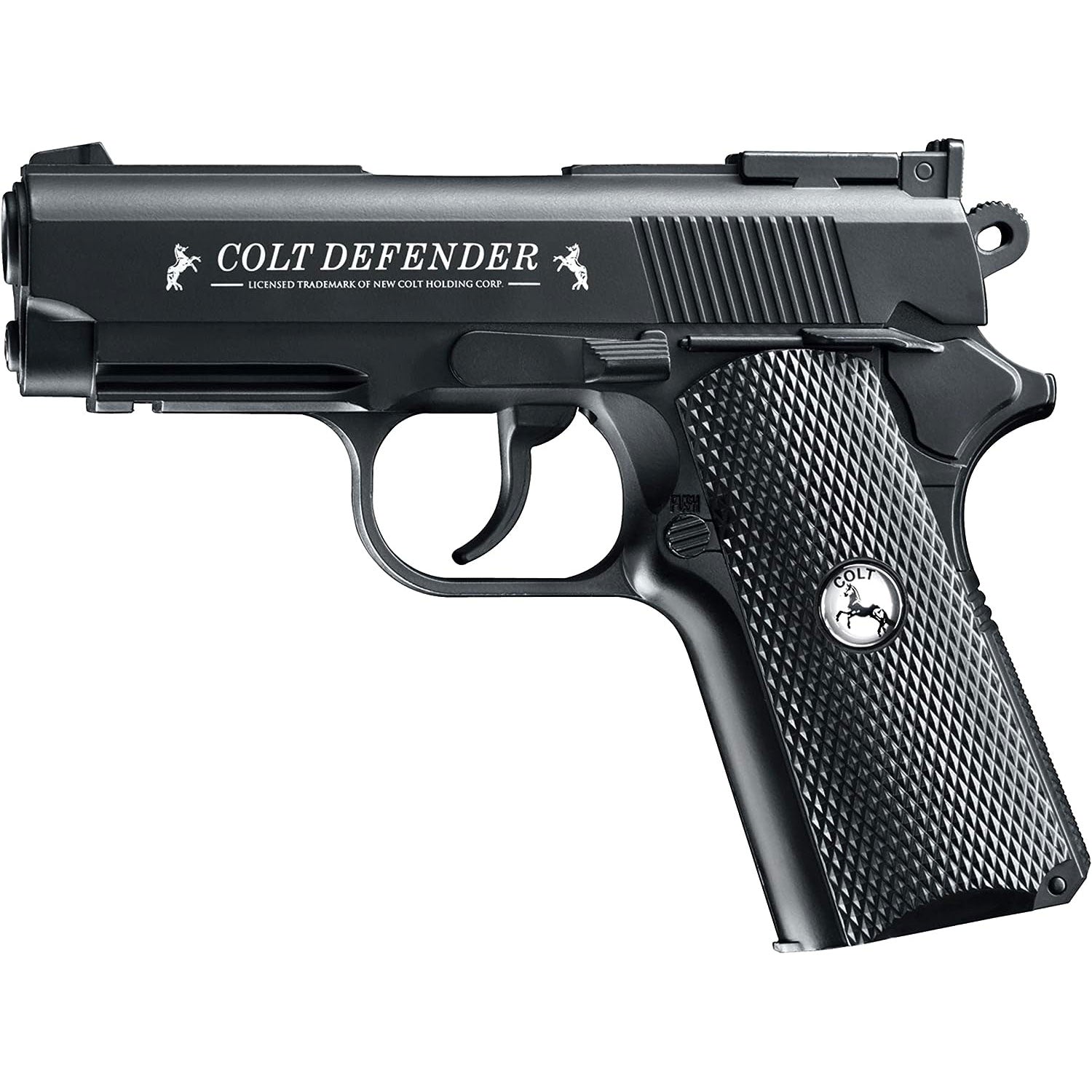 Colt Defender Semi Automatic Metal Frame .177 Caliber BB Gun Air Pistol Collectible Weapons - Tophatter Daily Deals