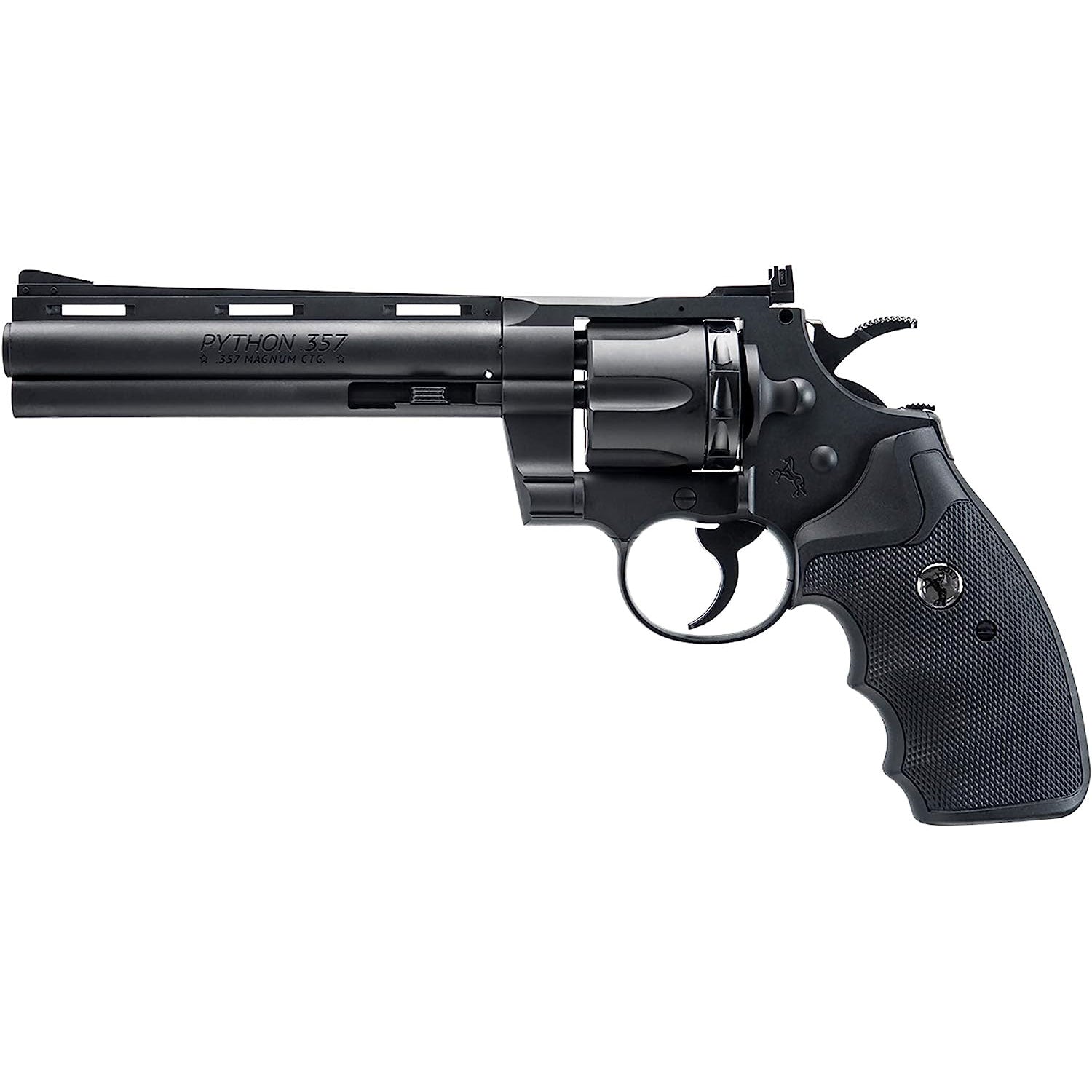 Colt 6" Python .357 Revolver .177 Caliber Steel BB C02 Air Pistol - Tophatter's Guns'N'Weapons Store - FREE SHIPPING Collectible Weapons - Tophatter Daily Deals