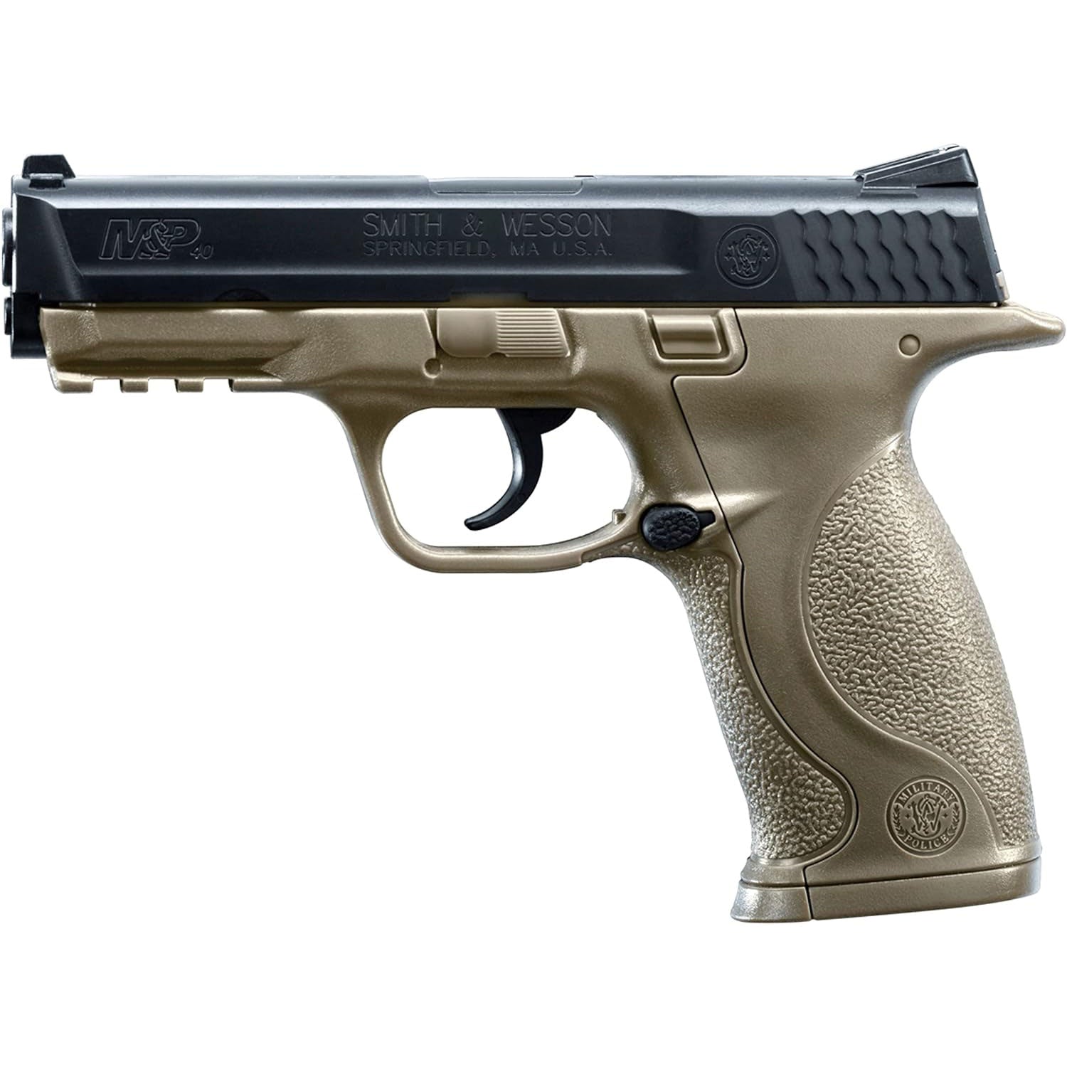 Two Tone Smith & Wesson M&P 40 .177 Caliber BB Gun Air Pistol - Tophatter's Inc. Weapons Store Online Collectible Weapons - Tophatter Daily Deals