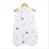 Baby Cotton Double Gauze Printed Vest Fawns 0 - Tophatter Daily Deals