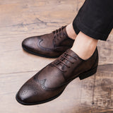 Business dress shoes with pointed toes Brown 0 - Tophatter Daily Deals