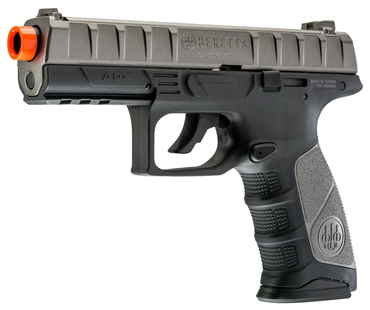 UMAREX Beretta APX Co2 Half-Blowback Airsoft Pistol w/ 2 Mags Two Tone - Tophatter Daily Deals