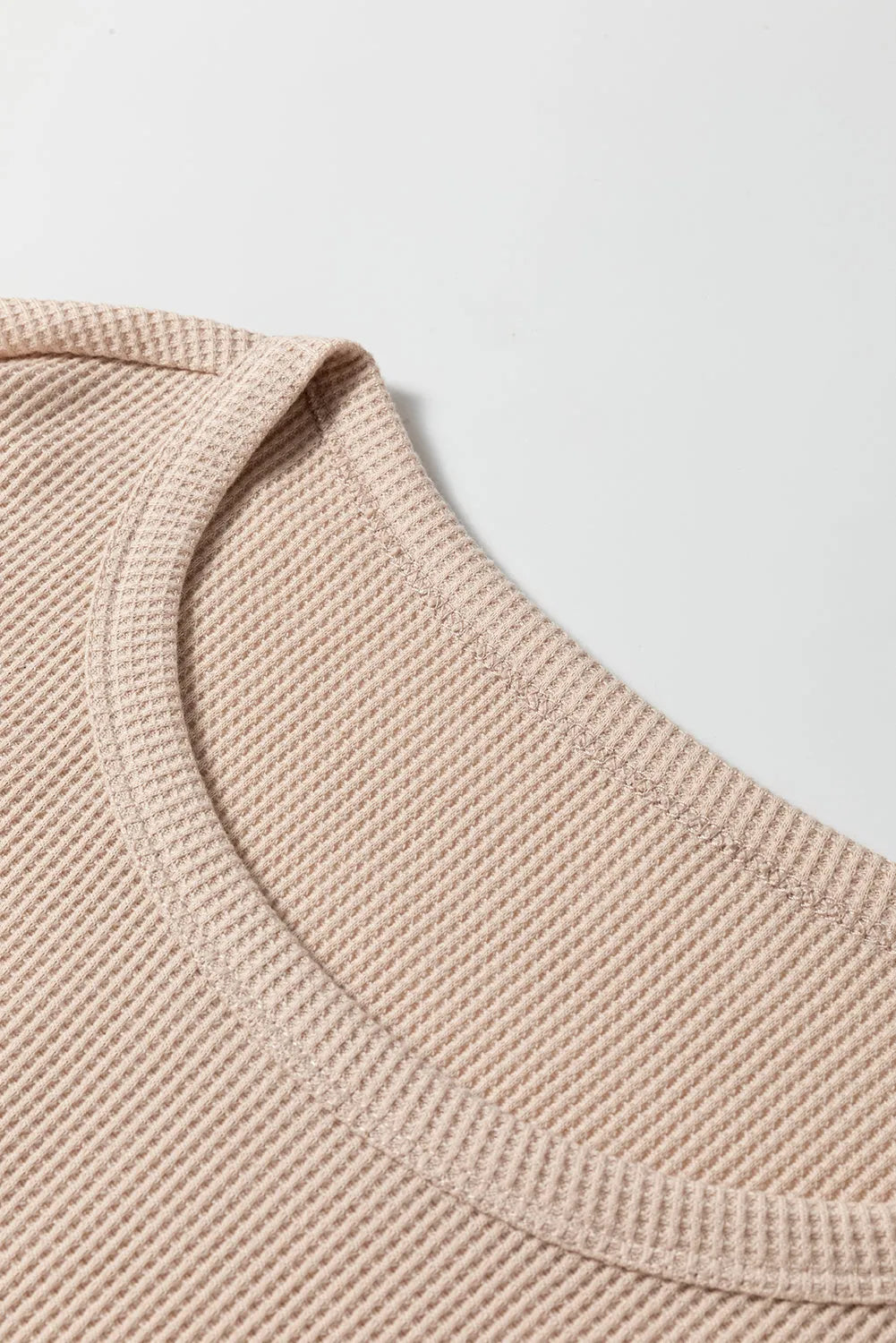 Parchment Textured Long Sleeve T Shirt and Pants Lounge Set Loungewear & Sleepwear/Loungewear - Tophatter Daily Deals